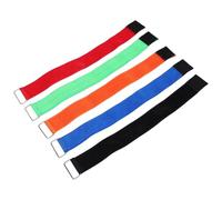 GOOHOCHY 5pcs Colorful Legged Race Bands Elastic Trouser Ankle Straps for Adults Outdoor Team Building Birthday Party Relay to School