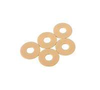 GOOHOCHY 5pcs Electric Guitar Toggle Plate Treble Rhythm Washer Rings Yellow Gold Gn603 for Guitar Switch Spacers Uk