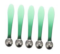 GOOHOCHY 5pcs Eye and Makeup Stick Dual Ended Skincare Tool with Spoon Applicator for Cream Import and Facial Circulation Mini Salon Beauty Stick for Reducing Puffiness and Dark Circles