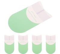 GOOHOCHY 5pcs Eyelash Stencils Lash Measuring Ruler Plastic and Paper Lightweight Light Green for Personal Use and Beauty Salons Enhance Efficiency Convenient Practical Beauty Tool