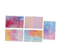 GOOHOCHY 5pcs Kalimba Note Stickers Key Thumb Piano Colorful Scale Decals for Beginners Easy to Apply Removable and Reusable Great for Learning Musical Notes and Scales