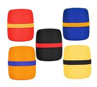 GOOHOCHY 5Pcs Microphone Cover Sponge Windproof Protector Block Saliva and Impurities 2.75X2.36X1.26In Useful Mic Protector for Microphone Accessories