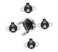 GOOHOCHY 5pcs Replacement Dryer Thermostat for Household Appliances Lightweight Professional Design Silver Aluminium Alloy and Zinc Alloy Parts for Dryer Repair