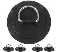 GOOHOCHY 5Pcs Stainless Steel Kayak D Ring Kit for Inflatable Boat Seat Strap and Paddle Board Rope Buckles Suitable for Inflatable Boat Raft Dinghy Kayak