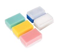 GOOHOCHY 5Pcs Tactile Sense Trainer Bathing Sponge Soft Bristle Touch Brush for Early Sensory Development Body Massager for Newborns and All Ages Quick Dry Design