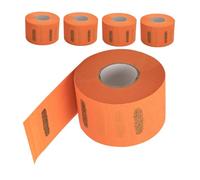 GOOHOCHY 5Rolls Disposable Barber Neck Strips Stretchy Adhesive Neck Paper for Salon Haircutting Dyeing Perm Protection Prevent Hair Fragments Slippage