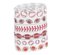 GOOHOCHY 6 Rolls Cheerleader Spirit Ribbons for DIY Crafts Decorations Material for Indoor Outdoor Events Vibrant Colors for Football Baseball Celebrations