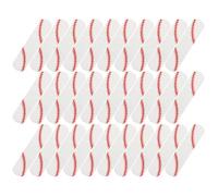 GOOHOCHY 60pcs Baseball Themed Adhesive Bandages Waterproof Non-Woven Fabric, 2.83x0.75 Inch, Stable Wearing Effect for Outdoor Activity Preparation and High-Intensity Exercise