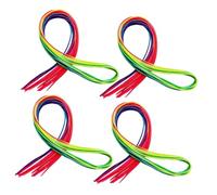 GOOHOCHY 60pcs Colorful Braided Hair Ropes Fashionable Hair Ribbon for Braiding Stylish Decor Accessories for Women Party Dance