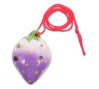 GOOHOCHY 6holes Ethnic Ocarina for Boys and Girls Professional Ceramic Beginner Instrument Portable Music Toy
