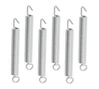 GOOHOCHY 6pcs Electric Guitar Tremolo Springs Silver Metal Set American Vintage Guitar Accessory for Tremolo Bridge Replacement and Repair
