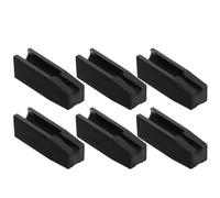 GOOHOCHY 6pcs Eyebrow Pencil Sharpener Slot Makeup Pencil Sharpener Aid Pp Material Black Easy to Carry Create A Billed Nib for Women