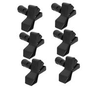 GOOHOCHY 6pcs Microphone Clips for Stands Portable and Lightweight Holders for Ktv Stage and Events Easy to Use and Compatible Microphones