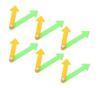 GOOHOCHY 6pcs Plastic Clock Hands for Educational Use, Easy to Handle and Safe for Classroom, Learning Clock Replacement Hands for School and Home Activities, Teaching Time Concepts