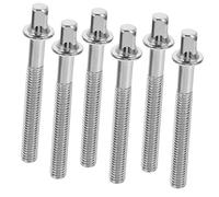 GOOHOCHY 6pcs Tension Rods Screws for Jazz Drums Metal Fasteners Lightweight Resistant for Drum Repair and Refurbishment