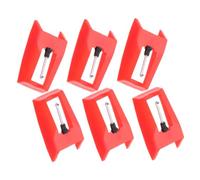 GOOHOCHY 6pcs Vinyl Turntable Needles Replacement Precision Crafted Phonograph Stylus for Sound Compatible with Various Record Players Durable and Easy to Use