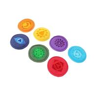 GOOHOCHY 7pcs Buddhist Sound Bowl Mat Tibetan Meditation Mats Healing Music Instrument Accessory Bowl Pads