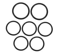 GOOHOCHY 7pcs Rubber Ring for Singing Bowl Durable Cushion for Crystal Bowls Prevents Movement and Damage for Meditation and Buddhism Practices