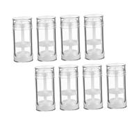 GOOHOCHY 8pcs 30ml Plastic Twist-up Deodorant Balm Containers, Empty Refillable DIY Bottles for Homemade Solid Fragrance and Personal Care Stick Creams