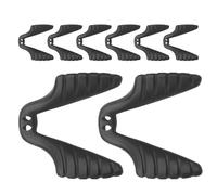 GOOHOCHY 8pcs Anti-Slip Soft Rubber Nose Pads for Glasses Padded Nose Bridge Cushions Replacement for Sport Cycling Sunglasses Eyeglass Piece Repair Accessories for Comfortable Wear