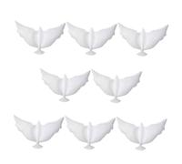 GOOHOCHY 8Pcs Dove Design Balloons Wedding Decorations Outdoor Party Festival Props for Birthday Celebrations and Dove Theme Events