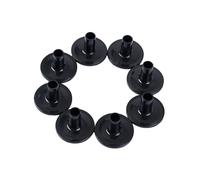GOOHOCHY 8pcs Drum Parts Cymbal Stand Sleeves Flange Base Lightweight Accessories for Percussion Drum Set and Smooth for Use