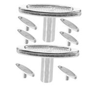 GOOHOCHY 8pcs Music Box Movement Winding Keys Silver Metal t Bar Replacement Knobs 15mm Length Diy Clockwork Accessories for Music Boxes and Snow Globe Repair
