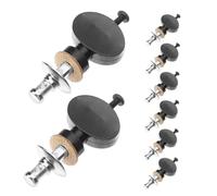 GOOHOCHY 8pcs Ukulele Tuning Pegs with Small Round Knobs Ergonomic Grip for Comfortable Playing Compatible with Various Ukulele Models Professional Sound Enhancement