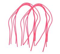 GOOHOCHY 8pcs Yangqin Rubber Tube Replacement Kit, Flexible Pink Rubber Tubes Anti-oxidation and High Toughness, Yangqin Instrument Repair Accessory Set for Chinese Dulcimer Maintenance