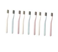 GOOHOCHY 9pcs Hard Hair Nylon Adult Toothbrushes Bulk Pack Firm Bristles for Oral Care Teeth Cleaning for Family Use and Travel