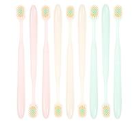 GOOHOCHY 9pcs Soft-bristled Toothbrush Household Toothbrush Wide and Thin Brush Head Soft Bristles Gentle on Teeth and Gums Suitable for Daily Use Home Adults Plastic Manual Oral Care