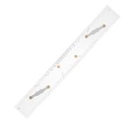 GOOHOCHY Acrylic Marine Navigation Parallel Ruler with Precision Measurement and Convenient Pull Design, Stainless Steel Edges for Accurate Marine Research and Engineering