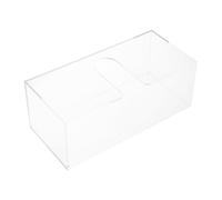 GOOHOCHY Acrylic Napkin Holder Dispenser with Nonslip Base for Countertop Paper Towels Face Tissues Large Capacity Tissue Box for Kitchen Bathroom Dining Single Dispensing for Clean Dry