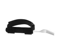 GOOHOCHY Adaptive Eating Utensils for Elderly Fabric Stainless Steel Cutlery Set Hand Holder