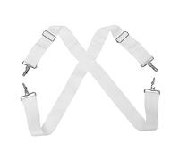 GOOHOCHY Adjustable Bass Drum Strap Double Shoulder Nylon Sling Harness Belt for Carrying Military Drum with Cross Strap Design