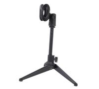 GOOHOCHY Adjustable Microphone Tripod Stand Microphone Bracket for Desktop Holder for Boom Arm Use Black Mic Stand Support for Tabletop Tripod Scenario