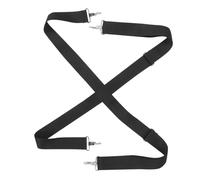 GOOHOCHY Adjustable Snare Drum Strap Black Nylon Drum Shoulder Belt Free Your Hands Save Your Efforts for Parade and Performance