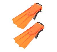 GOOHOCHY Adjustable Swim Flippers Soft Silicone Diving Fins for Swim Training Comfortable Fit Lightweight Swimming Aid for Beginners Confidence
