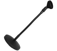 GOOHOCHY Adjustable Tabletop Microphone Stand Telescopic Mic Holder Stable Metal Base for Streaming Gaming and Recording Compact Design for Easy Storage