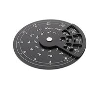 GOOHOCHY Aluminum Guitar Circle of Fifths Wheel Chord Finder Scale Transposer for Beginners Portable Music Theory Tool for Composition Practice