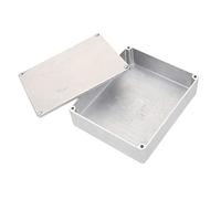 GOOHOCHY Aluminum Guitar Effect Pedal Box Stomp Box Case Metal Enclosure with Sturdy Diecast Aluminum Body for DIY Electric Guitar Effect Pedals Silver Practical Replacement