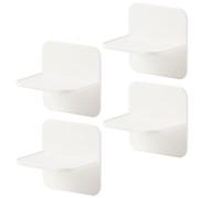 GOOHOCHY Anti-tip Furniture Anchors Hips Material Easy to Operate with Non-Marking Stickers 4pcs Safety Cabinet Anti-Dumping Connectors for Tables and Drawers for Home Use