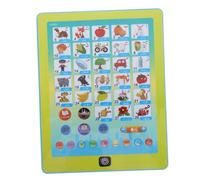 GOOHOCHY Arabic Early Education Learning Tablet for Touchscreen Sound Books Interactive Language Studying Machine Cognitive Skill Development Battery Operated Preschool Learning for Boys
