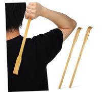 GOOHOCHY Back Scratcher, Bamboo Back Scratcher, 2pcs, Handheld, Self Sufficient, for Elderly Individuals at Home