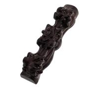 GOOHOCHY Bamboo Flute Stand Elegant Wood Carved Display Rack for Musical Instruments Tabletop Storage Holder for Flutes and Accessories