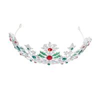 GOOHOCHY Baroque Bridal Tiara Crown for Women and Lightweight Alloy Queen Headpiece Wedding Prom Birthday Party Hair Accessory Silver