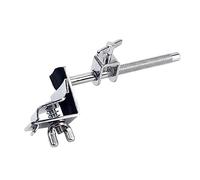 GOOHOCHY Bass Drum Cowbell Holder Bracket Clamp Metal Clamp for Drummers Silver Enables Simultaneous Woodblock Cowbell Play Compatible with Bass Drums