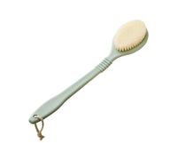 GOOHOCHY Bath Exfoliator Brush for Skin Exfoliation and Comfortable Grip with Handle and Soft Nylon Bristles Suitable for Daily Body Deep Cleaning of Legs and Knees