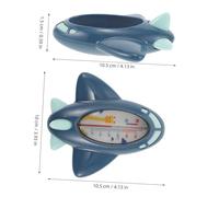 GOOHOCHY Bath Water Temperature Thermometer for Newborns Quick Accurate Liquid Temperature Gauge with Clear Display Screen Safety Bath Essential Airplane Design