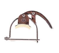 GOOHOCHY Big Ruan Sandhi Clip for Ruan String Instrument, Silver Metal Plating and Stainless Steel Construction with Felt and Silica Gel, Portable Lever Principle Tone Change Tool
